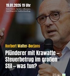 Plünderer mit Krawatte