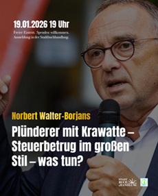 Plünderer mit Krawatte